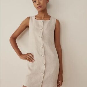Reformation Danna Linen Dress